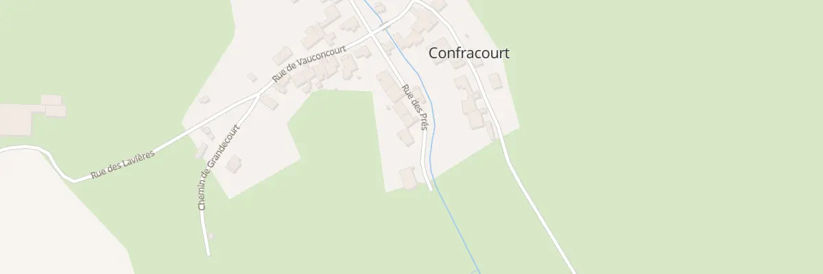 Plan du 7 Rue des Prés à Confracourt