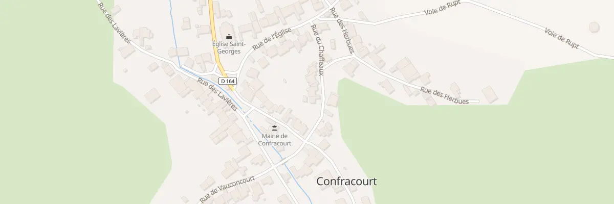 Plan du 2 Rue du Chaffeaux à Confracourt