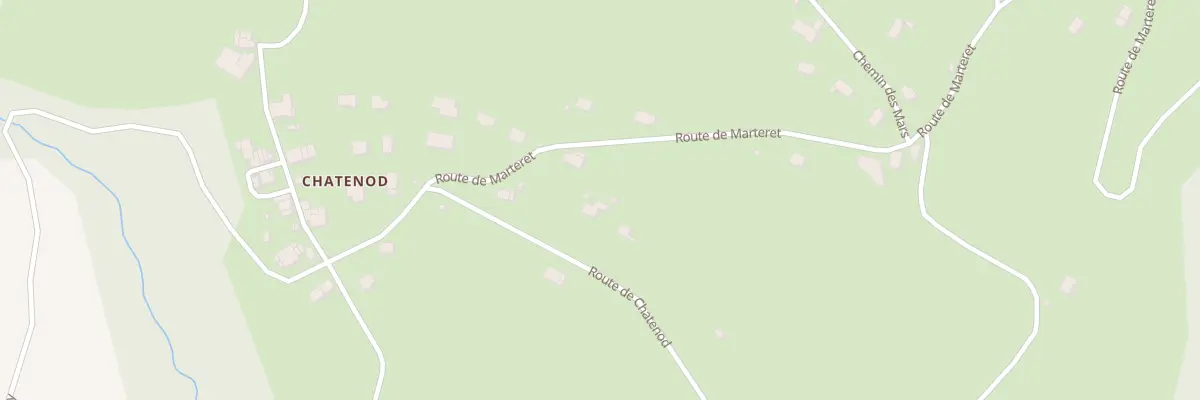 Plan du 758 Rte de Chatenod à Vanzy