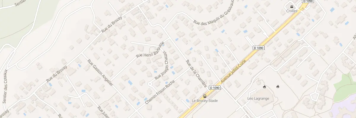 Plan du 113 Rue de la Charrière à Crolles