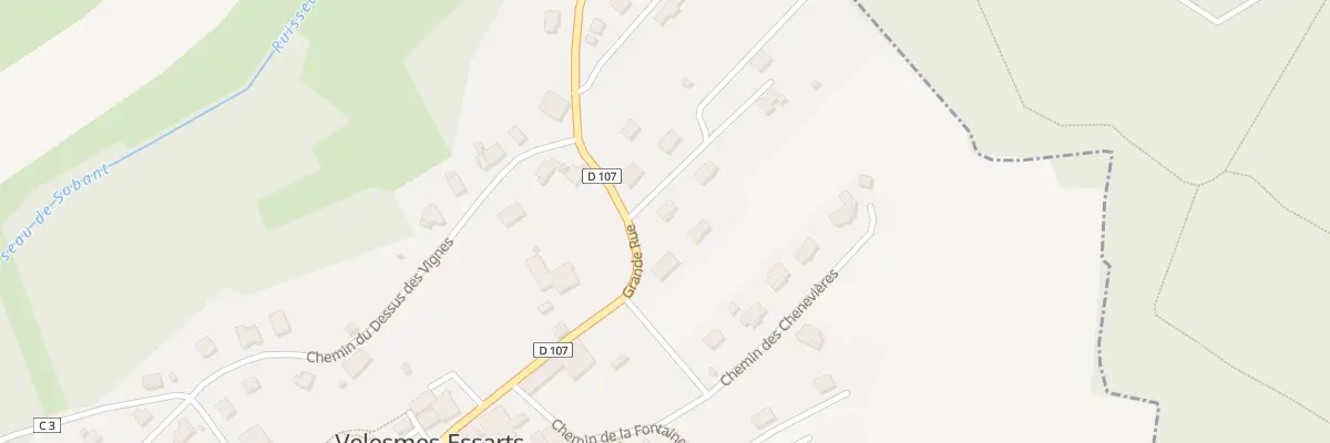 Plan du 9 Gr Grande Rue à Velesmes-Essarts