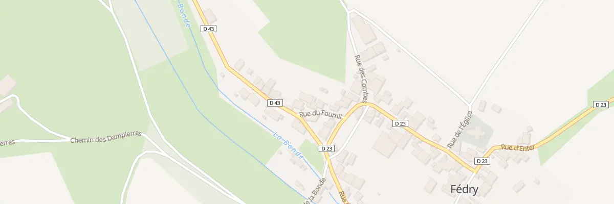 Plan du 9 Rue du Fournil à Fédry