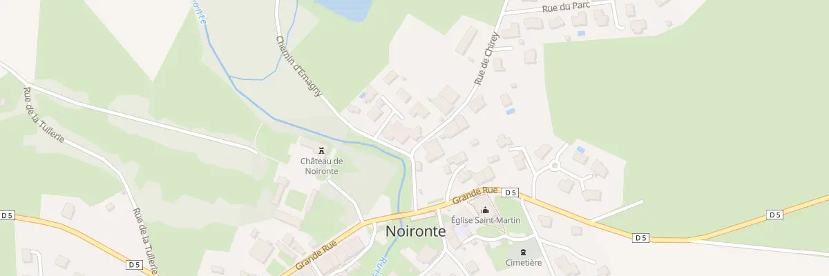 Plan du 3 Rue de Chirey à Noironte