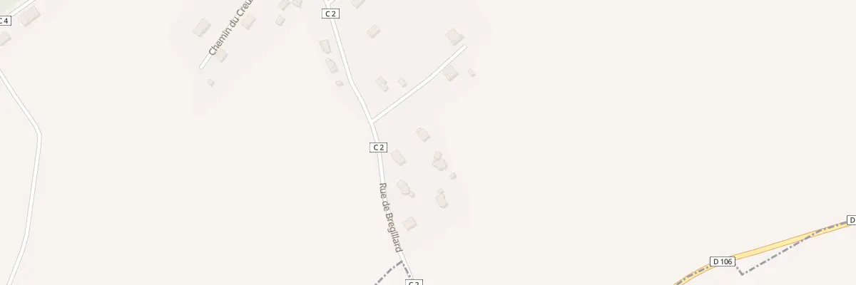 Plan du 13 Rue de Bregillard à Velesmes-Essarts