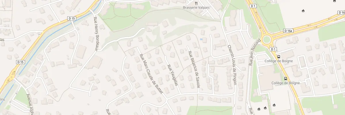 Plan du 96 Rue vaugelas à La Motte-Servolex