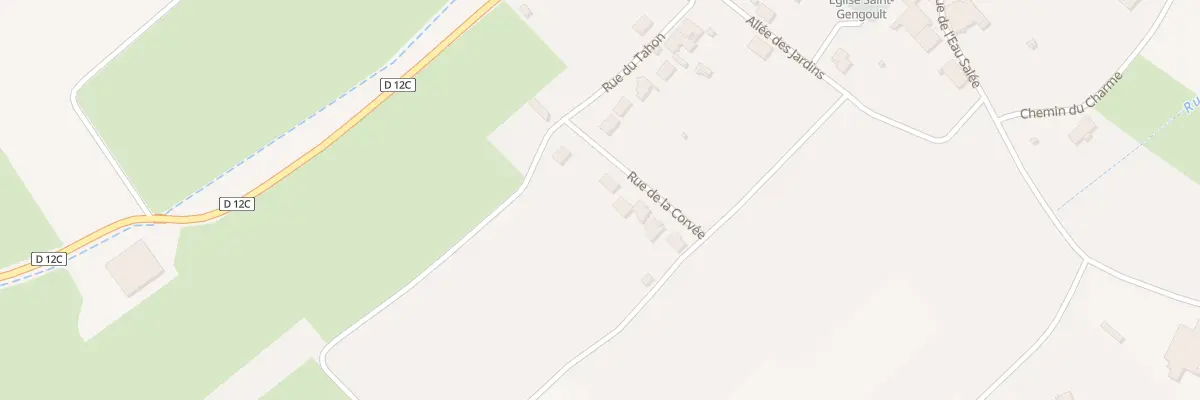 Plan du 5 Rue de la Corvée à Crézilles
