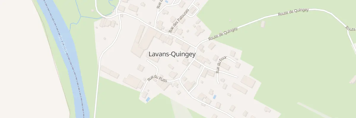 Plan du 6 Rue de la Mairie à Lavans-Quingey