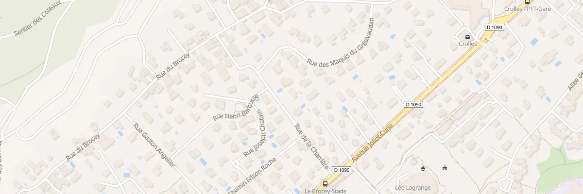 Plan du 158 Rue de la Charrière à Crolles