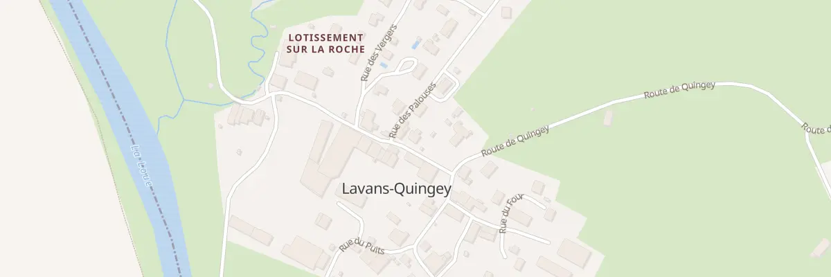 Plan du 5033 Rue de la Lavandière à Lavans-Quingey