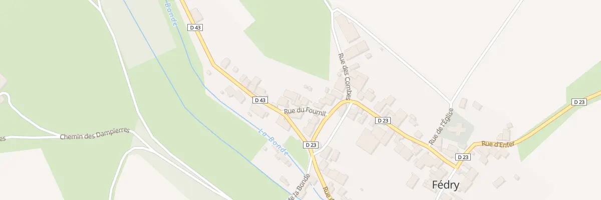 Plan du 7 Rue du Fournil à Fédry