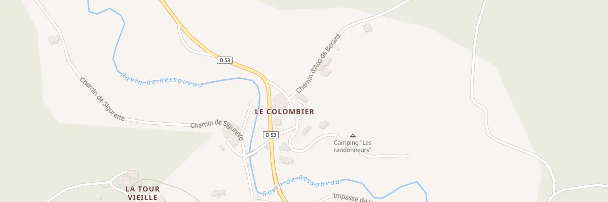 Plan du 5069 Le Colombier à Valbelle