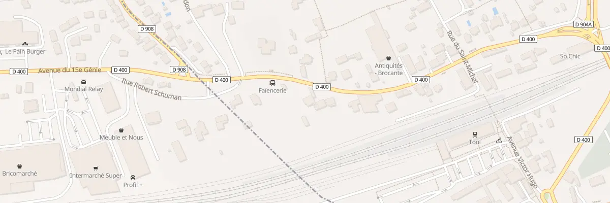Plan du 775 Av Georges Clémenceau à Toul