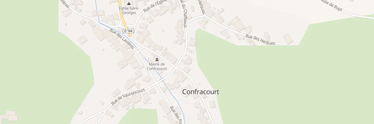 Plan du 1 Rue du Chaffeaux à Confracourt