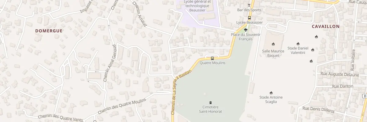 Plan du 301 Che de la Seyne A Bastian à La Seyne-sur-Mer