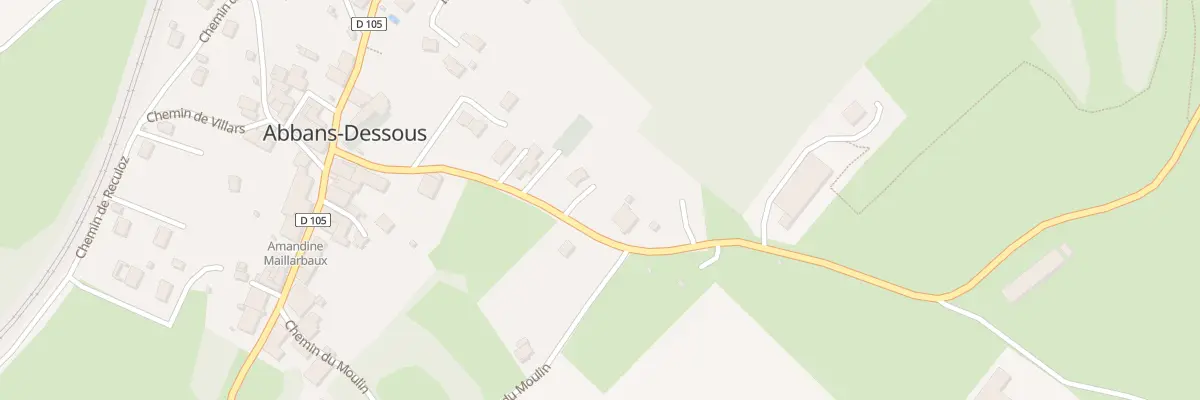 Plan du 3 Rue des Perrières à Abbans-Dessous