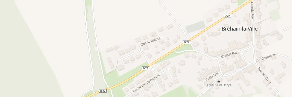 Plan du 1 Lot Clos de Brêtrise à Bréhain-la-Ville