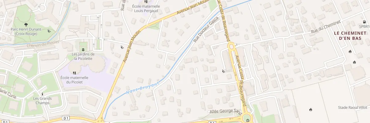 Plan du 155 Rue du docteur gasca à La Motte-Servolex