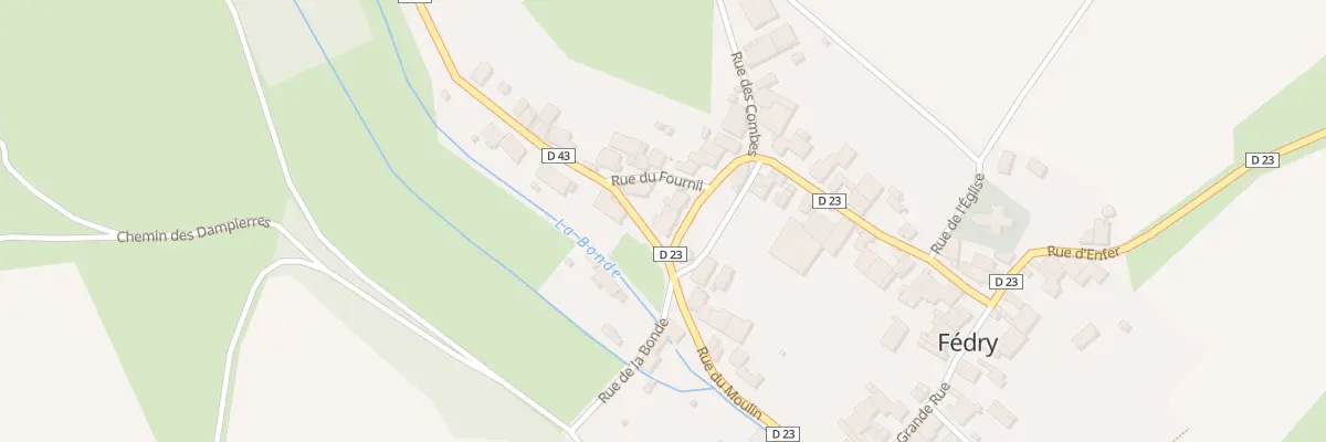 Plan du 19 Rue d’Enfer à Fédry