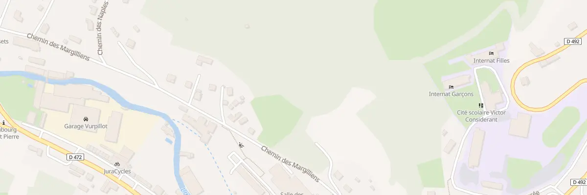 Plan du 12 Che des Margilliens à Salins-les-Bains