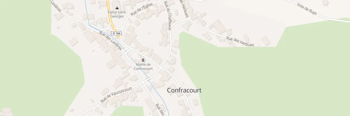 Plan du 3 Rue du Chaffeaux à Confracourt