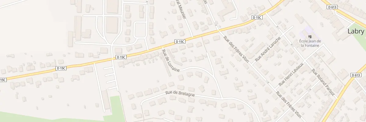 Plan du 45 Rue de Lorraine à Labry
