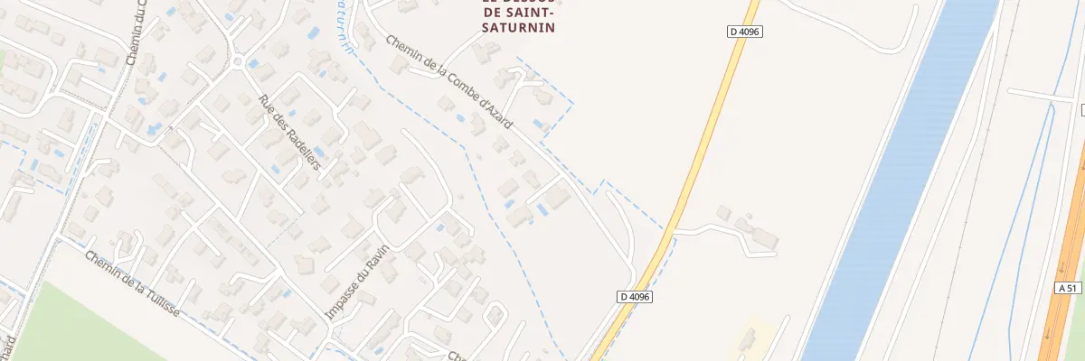 Plan du 510 Che de la Combe d’Azard à Villeneuve