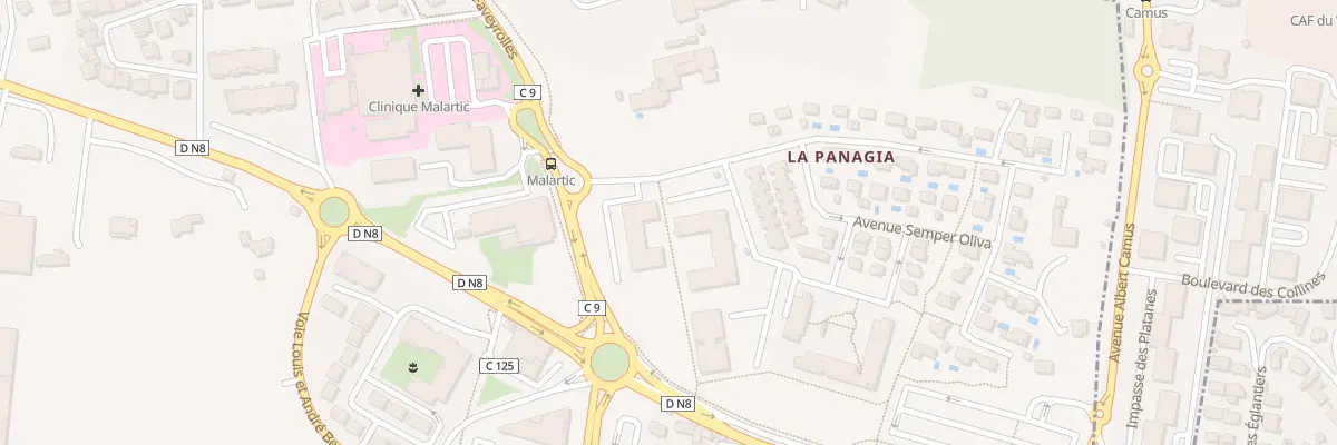 Plan du 112 Av Semper Oliva à Ollioules