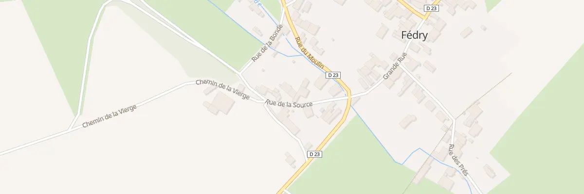 Plan du 5 Rue de la Source à Fédry