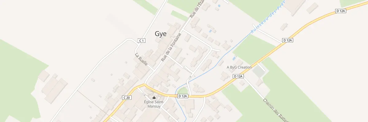 Plan du 11 Rue de la Prairie à Gye