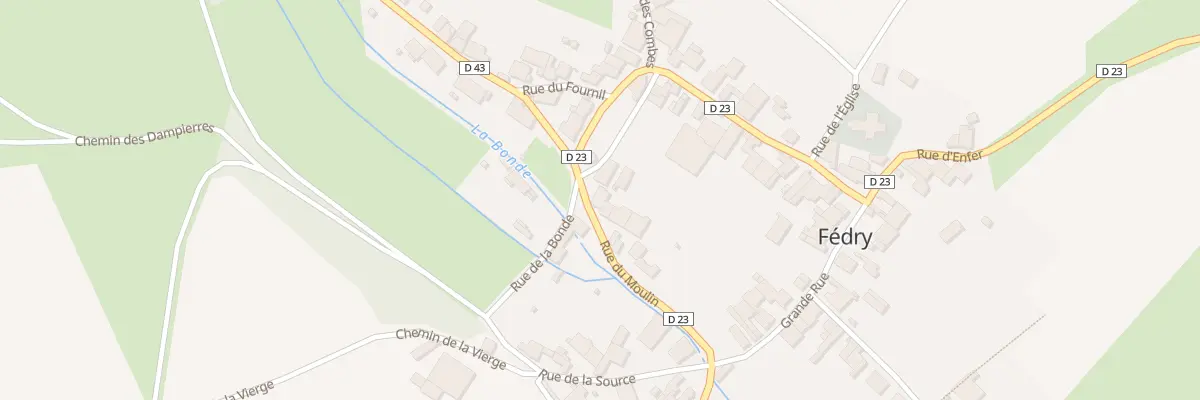 Plan du 4 Rue du Moulin à Fédry