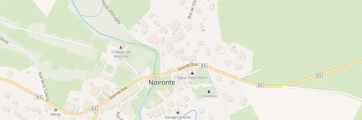 Plan du 6 Gr Grande Rue à Noironte