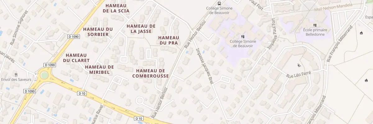 Plan du 341 Rue Hector Berlioz à Crolles