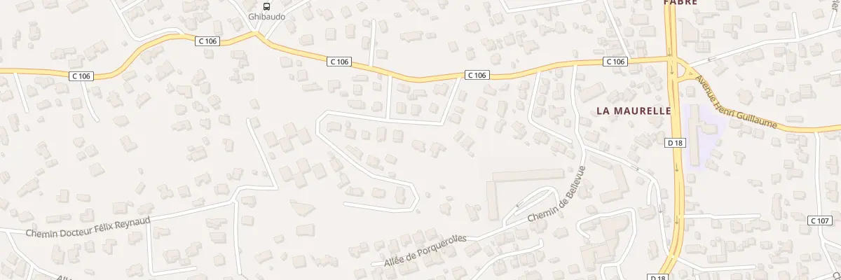 Plan du 348 Che de Fabre A Gavet * à La Seyne-sur-Mer