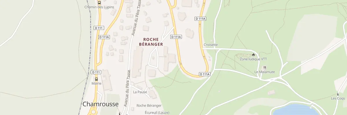 Plan du 390 Rte de la Croisette à Chamrousse