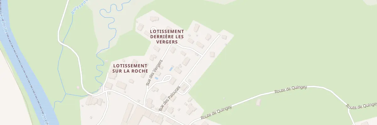 Plan du 5045 Rue des Palouses à Lavans-Quingey