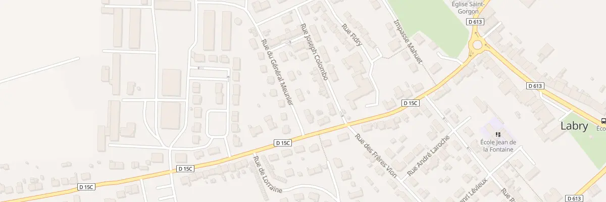 Plan du 6 Rue du General Meunier à Labry
