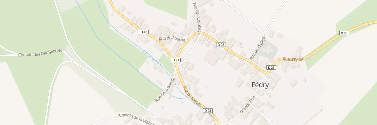 Plan du 2 Rue du Moulin à Fédry