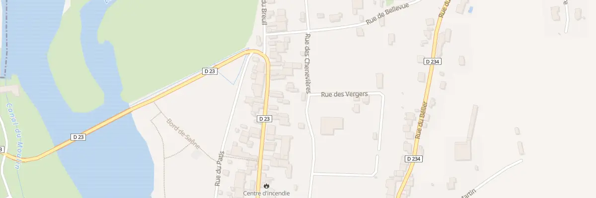 Plan du 3 Rue des Chenevières à Soing-Cubry-Charentenay