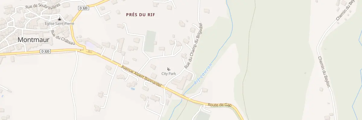 Plan du 5016 Pres du Rif à Montmaur