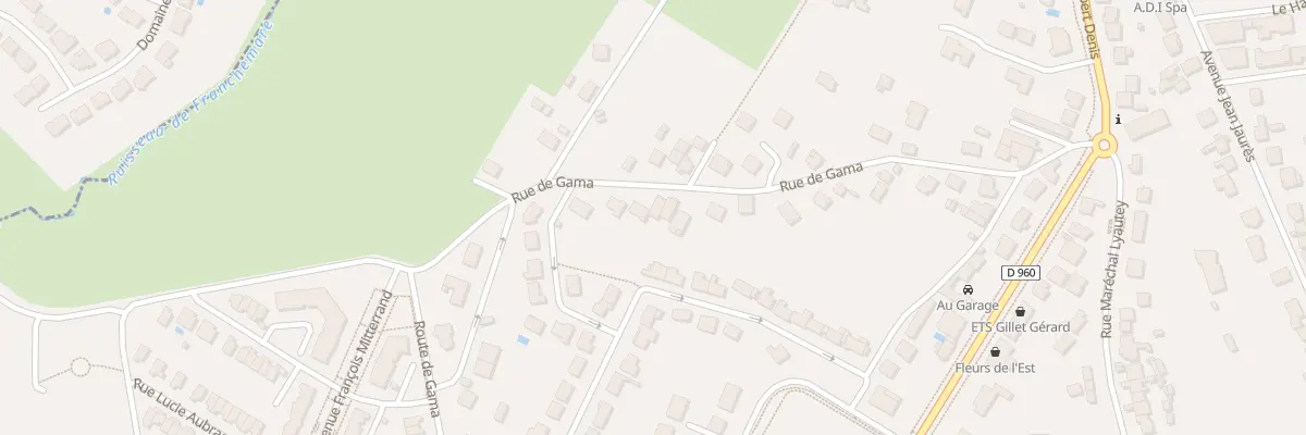 Plan du 317 Rue de Gama à Toul