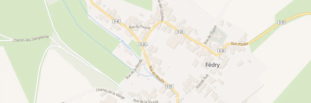 Plan du 4 Rue du Moulin à Fédry