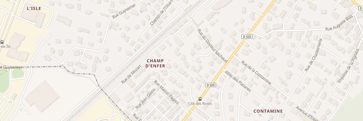 Plan du 9 Imp de la Chateliere à Villard-Bonnot