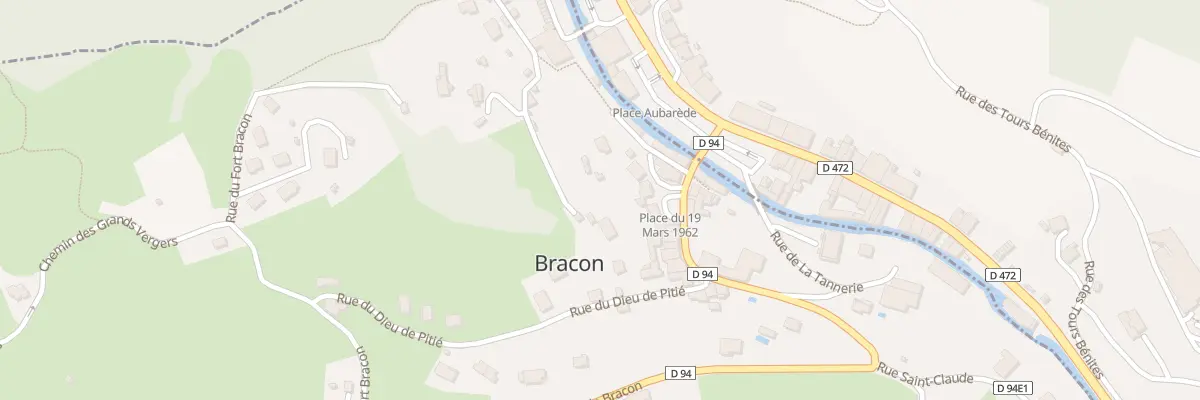 Plan du 31 Pl du 19 Mars 62 à Bracon
