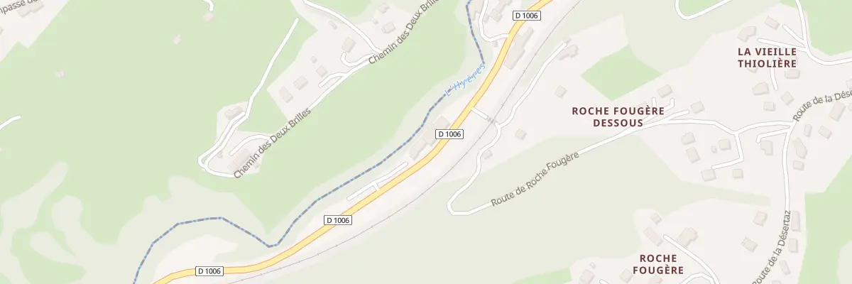 Plan du 1080 Rte de Lyon à Saint-Cassin