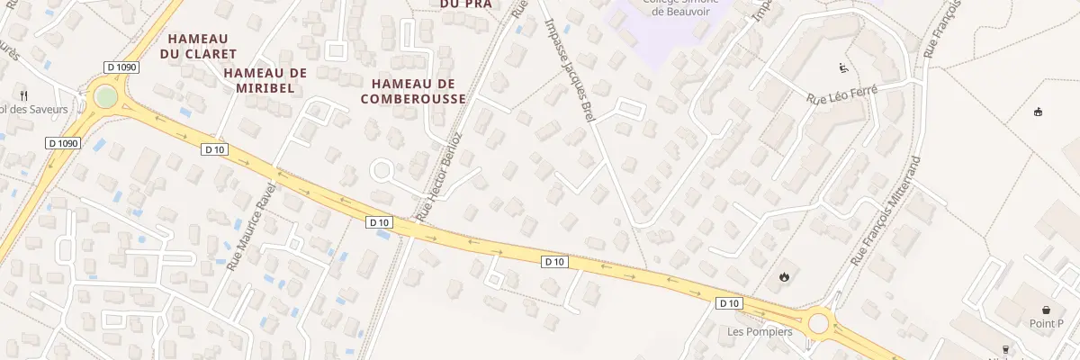 Plan du 172 Rue Jacques Brel à Crolles