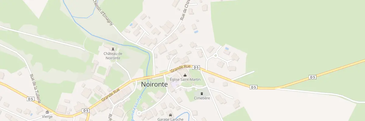 Plan du 4 Gr Grande Rue à Noironte