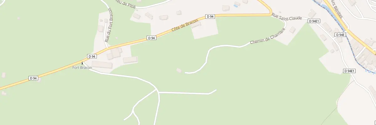 Plan du 5061 Les Charrieres à Bracon