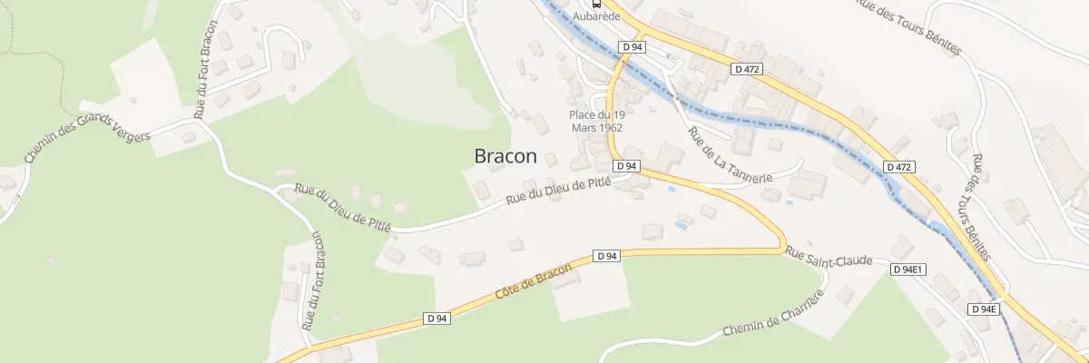 Plan du 4 Rue du Dieu de Pitié à Bracon