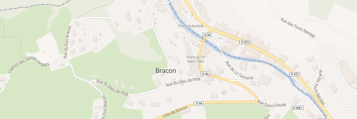 Plan du 32 Pl du 19 Mars 62 à Bracon