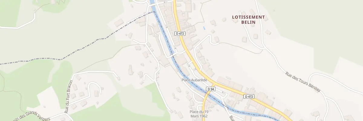 Plan du 2 Pl Aubarède à Salins-les-Bains